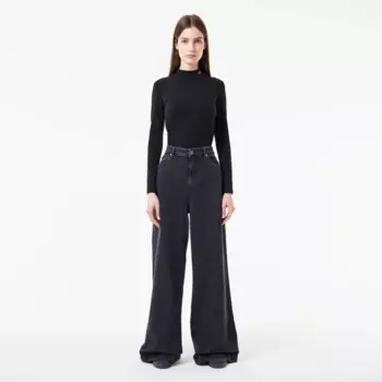 Женские прямые джинсы Lacoste с высокой талией
