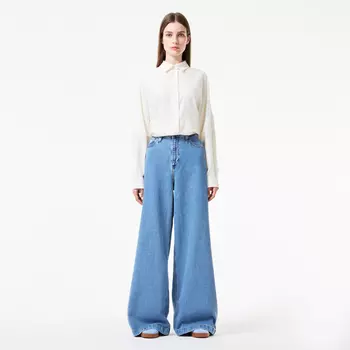 Женские прямые джинсы Lacoste с высокой талией