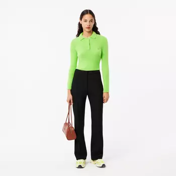 Женские брюки с высокой талией Lacoste