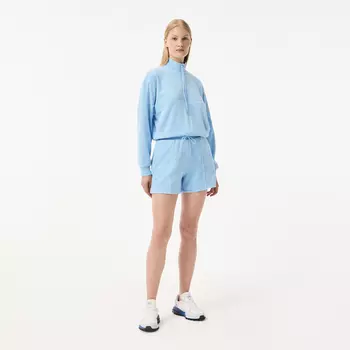 Женские короткие спортивные шорты Lacoste