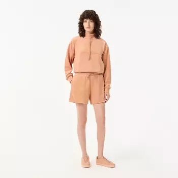 Женские короткие спортивные шорты Lacoste