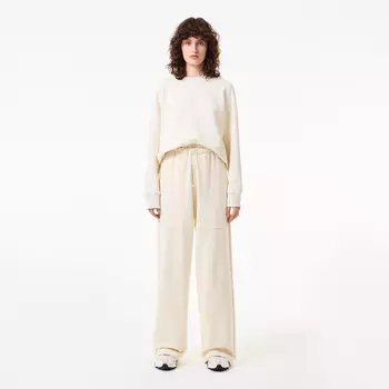 Женские прямые спортивные брюки Lacoste с высокой талией