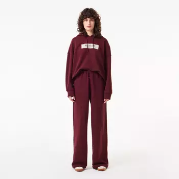 Женские прямые спортивные брюки Lacoste с высокой талией