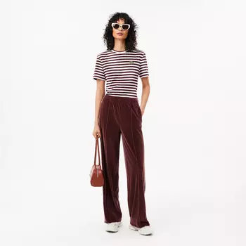 Женские велюровые брюки Lacoste