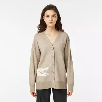 Женский кардиган Lacoste из смеси вискозы