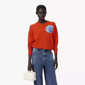 Женский шерстяной свитер Lacoste