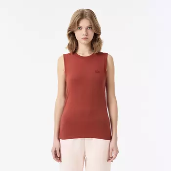 Женский топ Lacoste из эластичного хлопка