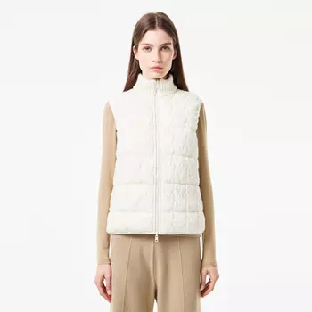 Женский утепленный двусторонний жилет Lacoste