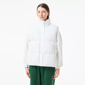 Женский жилет Lacoste с наполнением из смеси пуха и пера