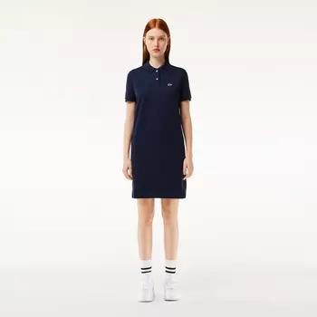 Женское хлопковое платье - поло Lacoste
