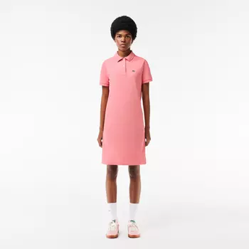 Женское хлопковое платье - поло Lacoste