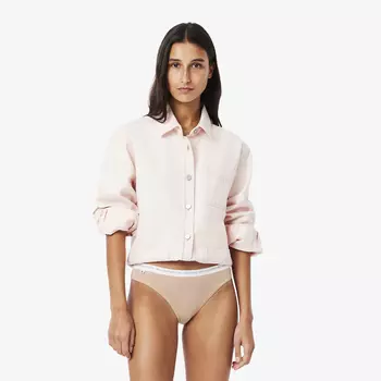 Женские трусы Lacoste из эластичного хлопка (3ед.)