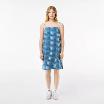 Женское хлопковое платье Lacoste Graphic
