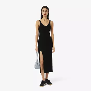 Длинное бесшовное платье Lacoste