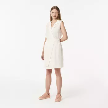 Женское платье Lacoste из смеси льна