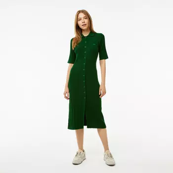 Женское платье Lacoste Slim Fit на пуговицах