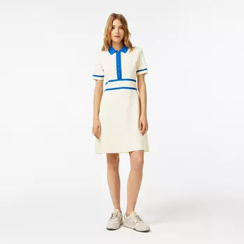 Женское платье Lacoste с короткими рукавами и молнией
