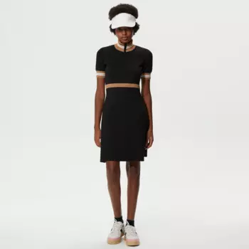 Женское платье Lacoste Slim Fit с высоким воротом на молнии