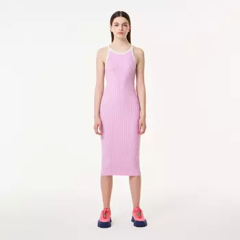 Женское платье-миди Lacoste без рукавов
