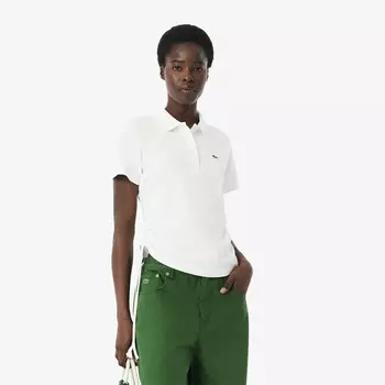 Женское поло Lacoste из эластичного хлопка