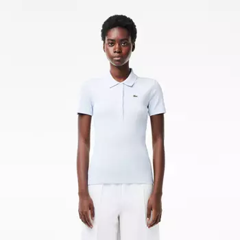 Женское поло Lacoste Slim Fit из органического хлопка