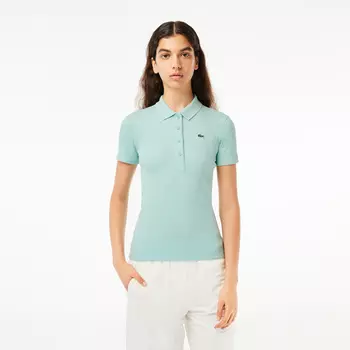 Женское поло Lacoste Slim Fit из органического хлопка