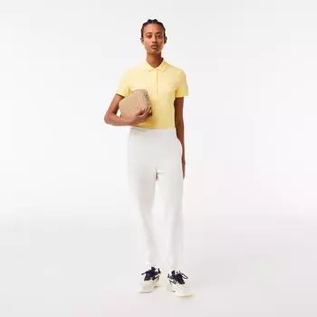 Женское поло Lacoste Slim Fit из эластичного хлопка