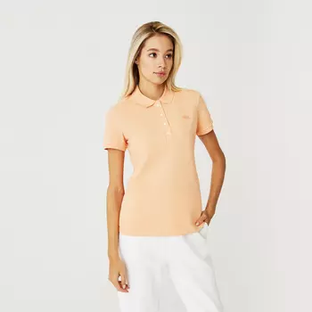 Женское поло Lacoste Slim Fit из эластичного хлопка
