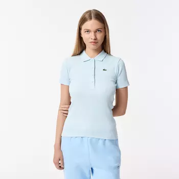 Женское поло Lacoste Slim Fit из органического хлопка