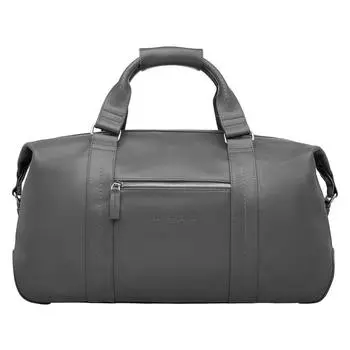 Кожаная дорожно-спортивная сумка Woodstock Grey