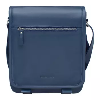 Кожаная сумка через плечо Denston Dark Blue
