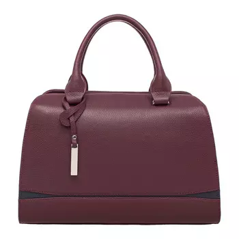 Женская кожаная сумка Emra Burgundy/Dark Blue