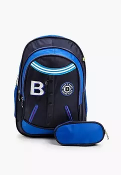 Рюкзак и пенал Button Blue