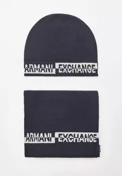 Шапка и шарф Armani Exchange