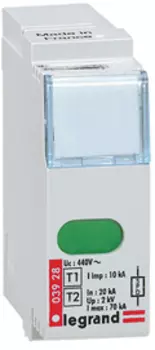 003928 Смен.модуль Ограничителя перенапряжений 70kA 400В Legrand