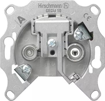 004100 Антенная розетка оконечная/проходная Gira