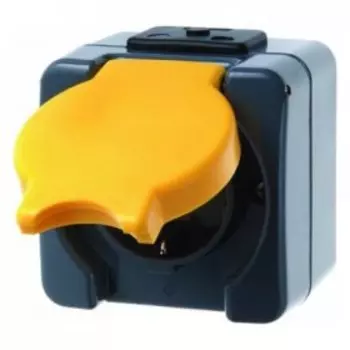 004280 Розетка на DIN рейку 2P+E 10/16A-250V фр.стд. 2.5M 004280 Legrand