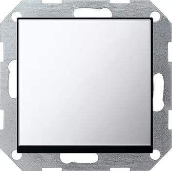 0126605 Клавишный выключатель с самовозвратом 10А/250В в сборе Хром Gira