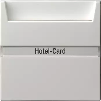 014003 Выключатель для карт, используемых в отелях Белый Gira