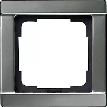 021120 Рамка E22 Сталь Edelstahl 1-постовая Gira