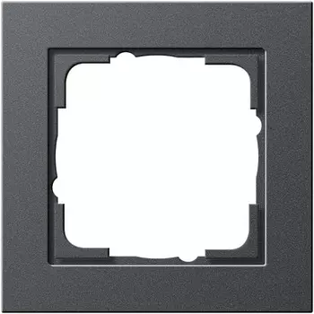 021123 Рамка E2 Антрацит 1-постовая Gira