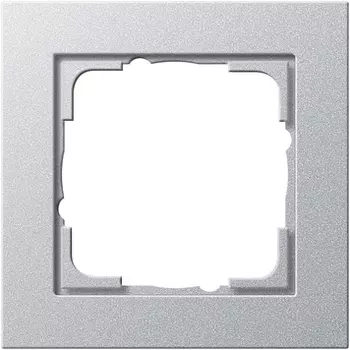 021125 Рамка E2 Алюминий 1-постовая Gira