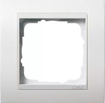 0211803 Рамка Event Белый глянец 1-постовая Gira