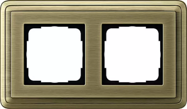 0212621 Рамка Classix Бронза 2-постовая Gira