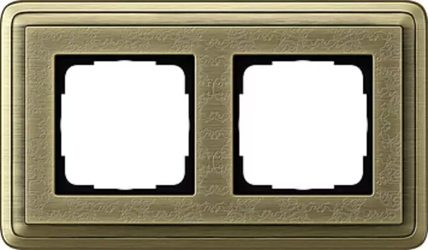 0212661 Рамка Classix Art Бронза 2-постовая Gira