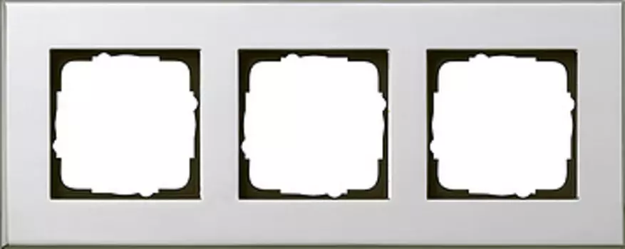021310 Рамка Esprit Хром 3-постовая Gira