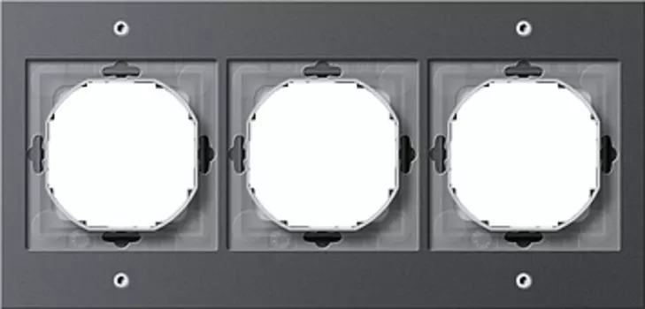 021367 Рамка TX44 Антрацит 3-постовая Gira