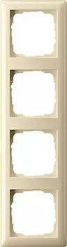 021401 Рамка Standard 55 Кремовый глянец 4-постовая Gira