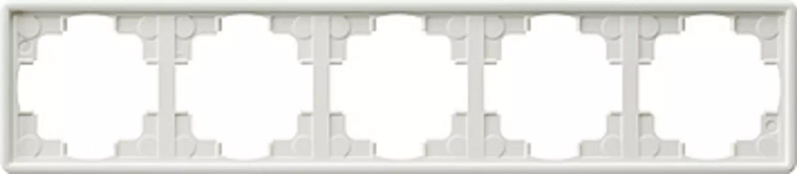 021540 Рамка S-color Белый 5-постовая Gira