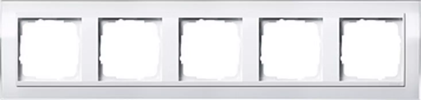 0215723 Рамка Event Clear Белый 5-постовая Gira